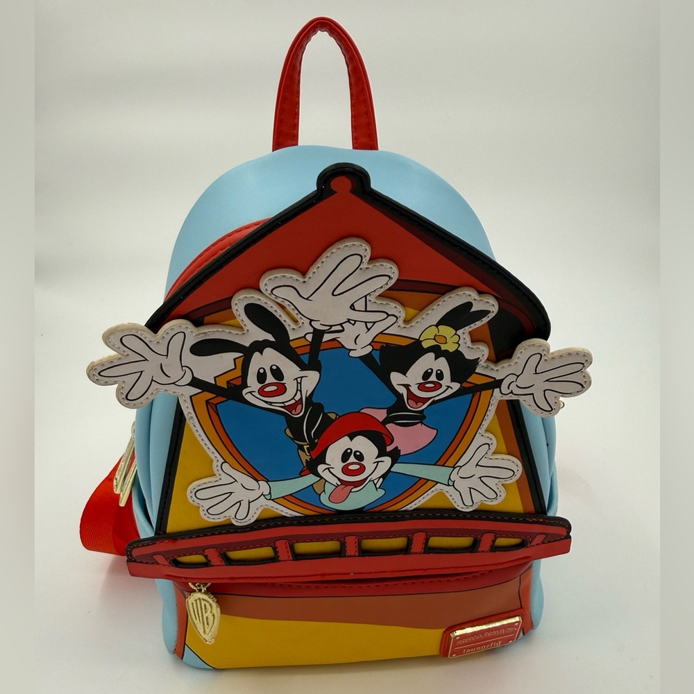 LOUNGEFLY ANIMANIACS Warner Bros Mini Backpack - EUC  - Y2K 90s style - RARE